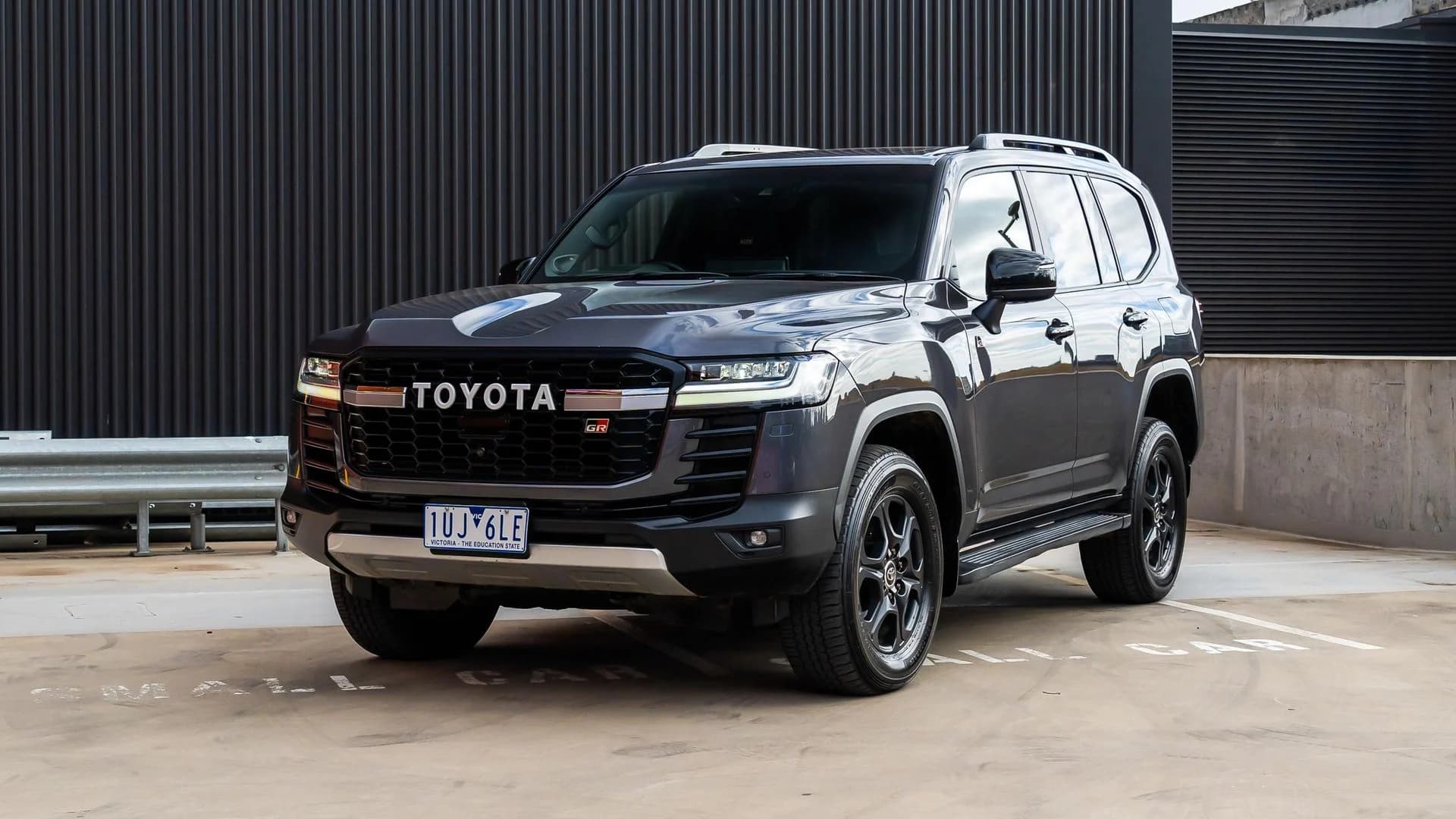 Toyota Land Cruiser 300 Series GR Sport, front three-quarter view